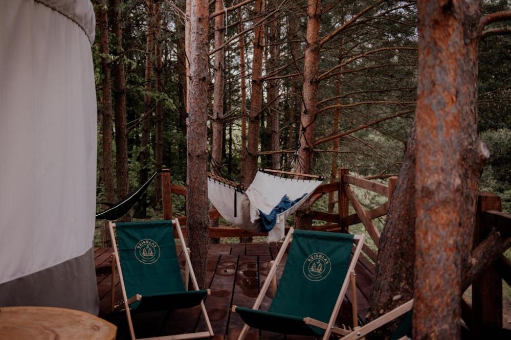 Luxuszelt Jurty Z Widokiem, Prywatna Balia- Dzikolas Glamping Krasnobród